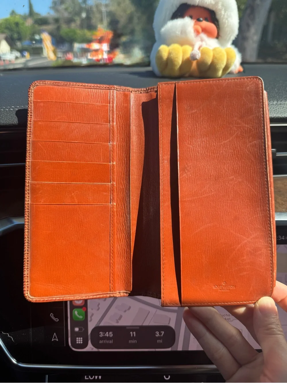 Louis Vuitton MALTELIER Epi Leather long wallet/passport holder